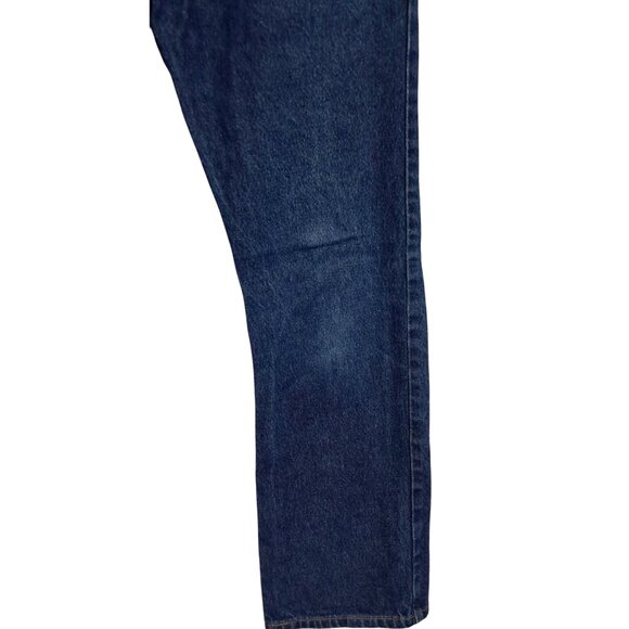 Y2K Levis 517 Boot Cut Jeans Mens W32 L30 Dark Wash 100% Cotton Denim 2004 - Picture 5 of 11